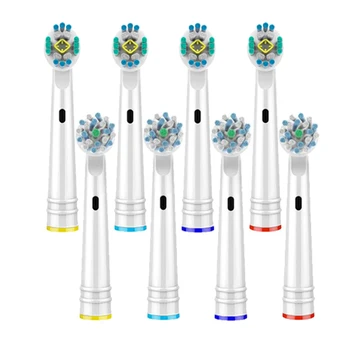 

8x Replacement Brush Heads For Oral-B Electric Toothbrush Fit Advance Power/Pro Health/Triumph/3D Excel/Vitality Precision Clean