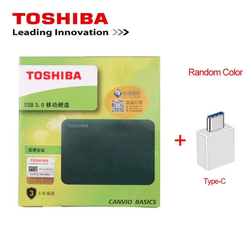 best hard disk in the world Toshiba A3 External Hard Drive Disk 500GB 1TB for Mobilephone 2.5In USB 3.0 Original External  Hard Disk for Laptop Desktop PC apple external hard drive