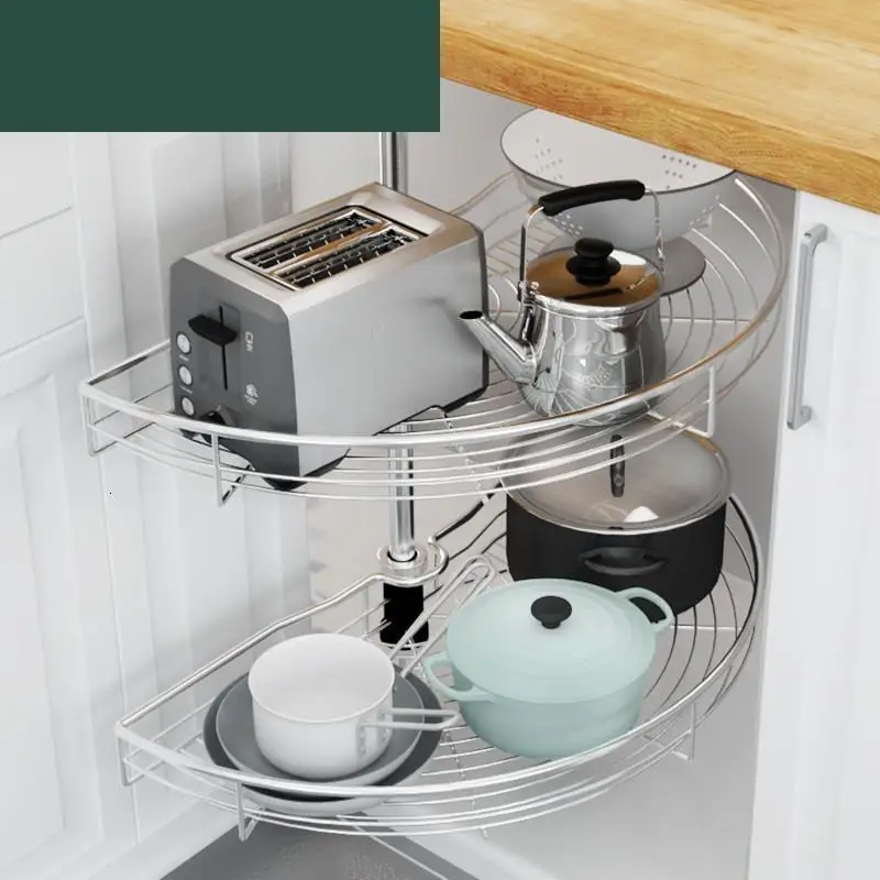 И Cestas Para Organizar Armario De Cocina Despensa, кухонный Органайзер из нержавеющей стали, кухонный шкаф, корзина для хранения
