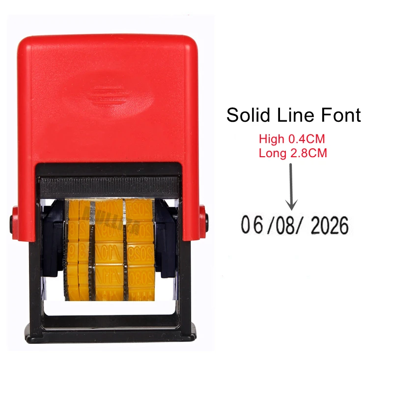 Portable Handheld Date Stamp Printer Quick-Drying Ink Date Printing Coding Machine for Food Plastic Bag Bottle Metal Can Printer