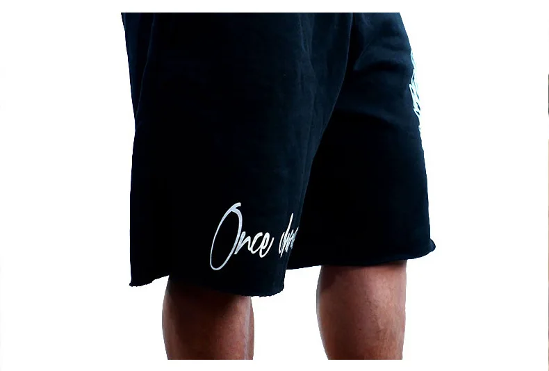 

Muscle Dr. Europe And America Brothers Summer New Style Sports Shorts Men Large Printed Fitness Shorts