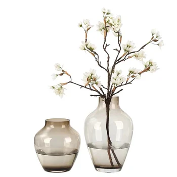 

Wholesale Glass Vase Flower Vase Fairy Garden Decor Home Decoration Crafts Hydroponics Transparent Flowerpots Plants Holder Gift