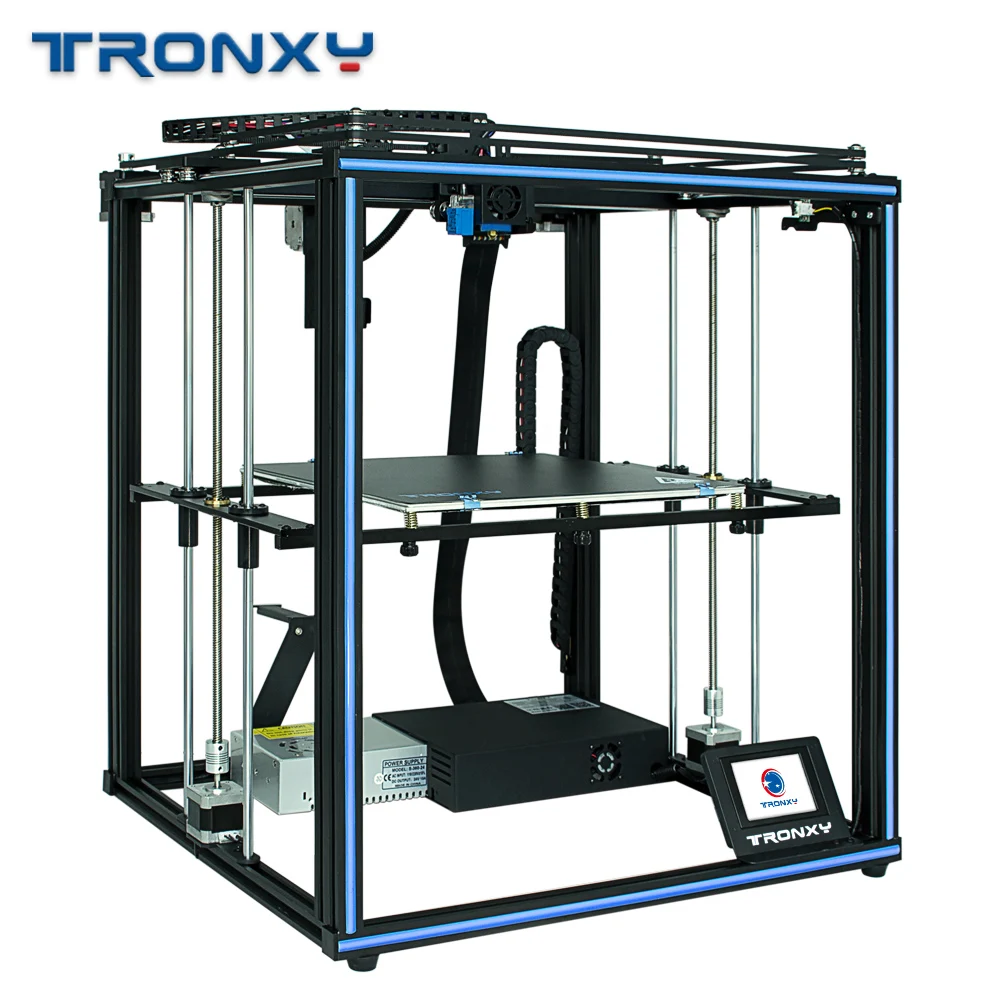 Tronxy X5SA PRO/X5SA-400/X5SA 3D Printer DIY Kits Touch Screen Auto Level Large Print Size heat bed 3d machine Filament Sensor resin printer