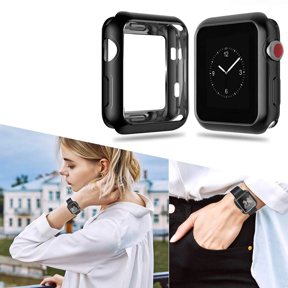 Тип магнитный протектор чехол для Apple Watch series 4 5 40 мм 44 мм 360 крышка Полный алюминиевый корпус для Iwatch 3 2 1 38 мм 42 мм