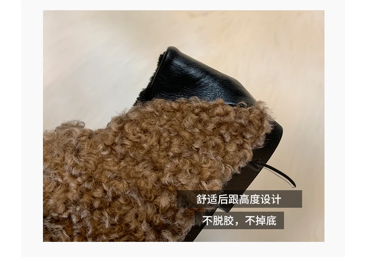 Boat Shoe Shoes Woman Round Toe Autumn Casual Female Sneakers Slip-on Loafers Fur Shose Women Shallow Mouth New Fall