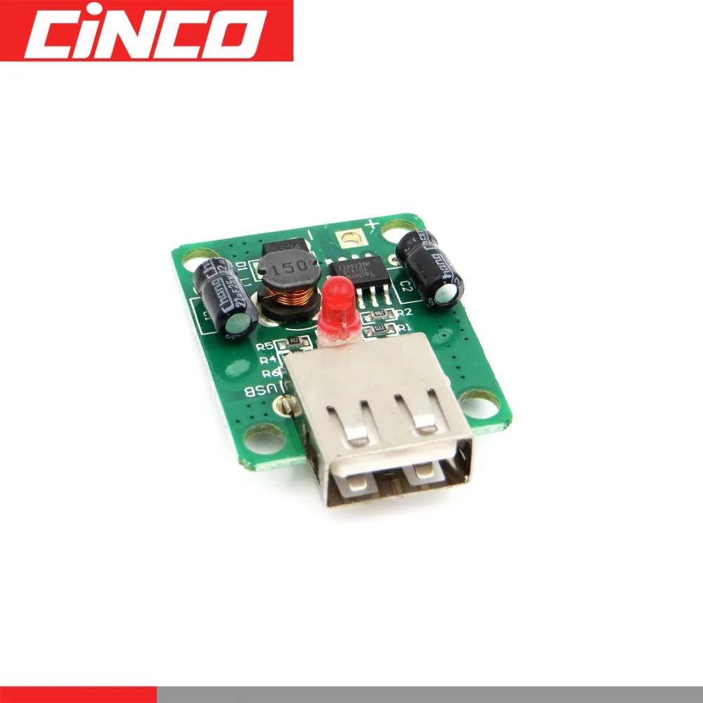 5 V 2A с Светодиодный индикатор USB солнечных панелей Напряжение регулятор постоянного тока в переменный преобразователь постоянного тока 6