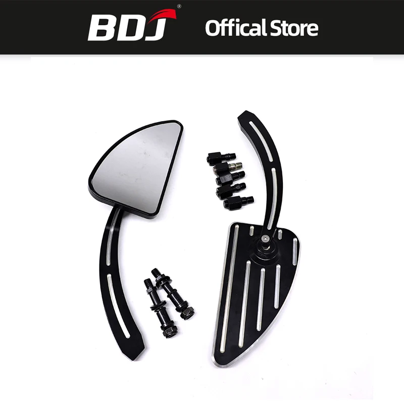 BDJ для Harley Sportster 883 1200 Touring Electra Glide Softail 1980- мотоциклетные зеркала заднего вида CNC алюминий