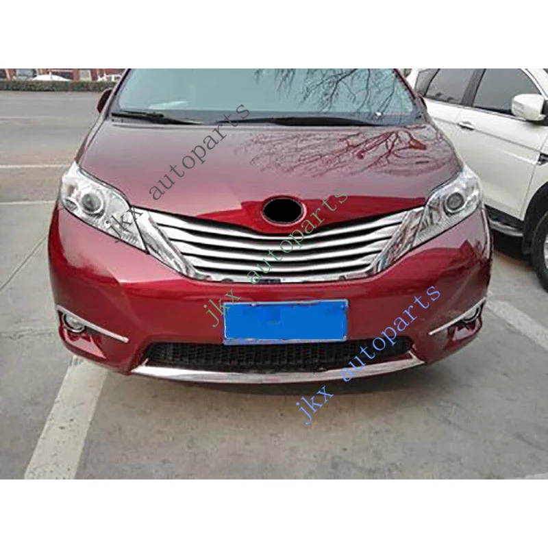 ABS передний бампер Нижняя решетка Накладка для TOYOTA SIENNA 2011- модификация автомобиля аксессуары для автомобиля