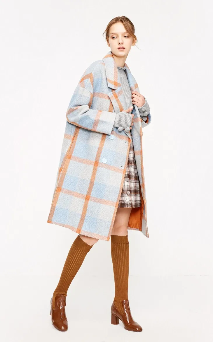 Vero Moda женское двубортное шерстяное пальто | 318327557