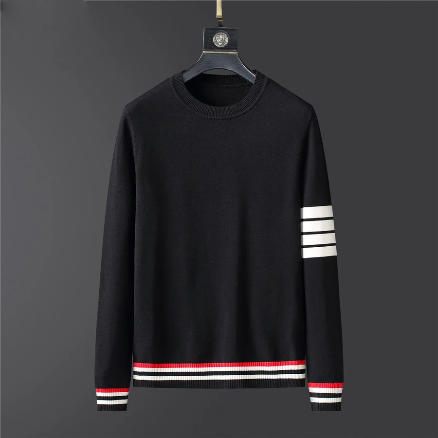 2020 suéter para Hombre Ropa de otoño invierno de los hombres ropa de manga larga Jersey de punto de talla grande de alta calidad Tops estilo coreano