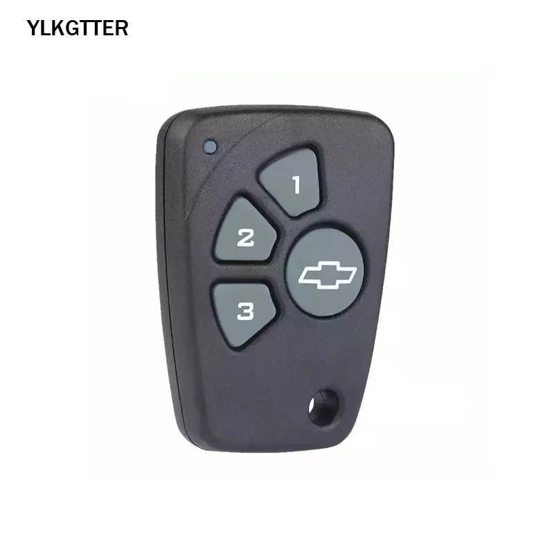 YLKGTTER 4 кнопки дистанционного ключа автомобиля для Chevrolet Cruze Spark Onix silverado, Volt Camaro 433 МГц Ключ дистанционного управления без ключа - Цвет: Black