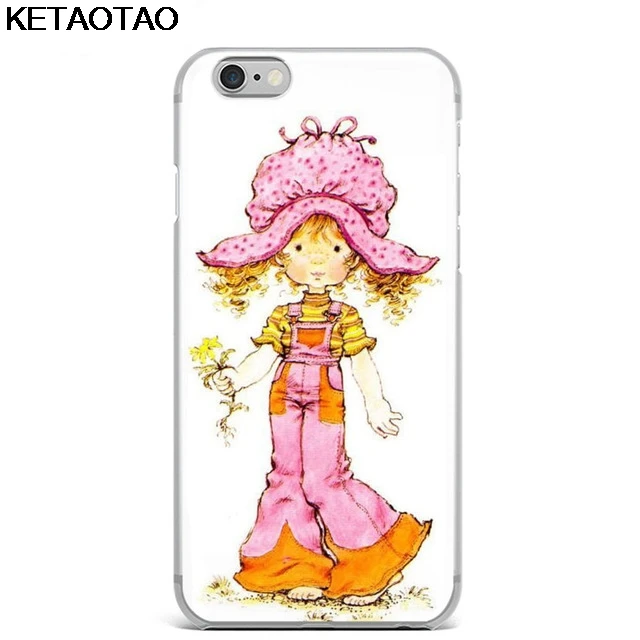 Фиолетовый Чехол для телефона Arsmundi Sarah Kay s для iPhone 4S SE 5C 5S 6S 7 8 Plus X 11 Pro Чехол кристально чистый мягкий TPU чехол s - Цвет: Фиолетовый
