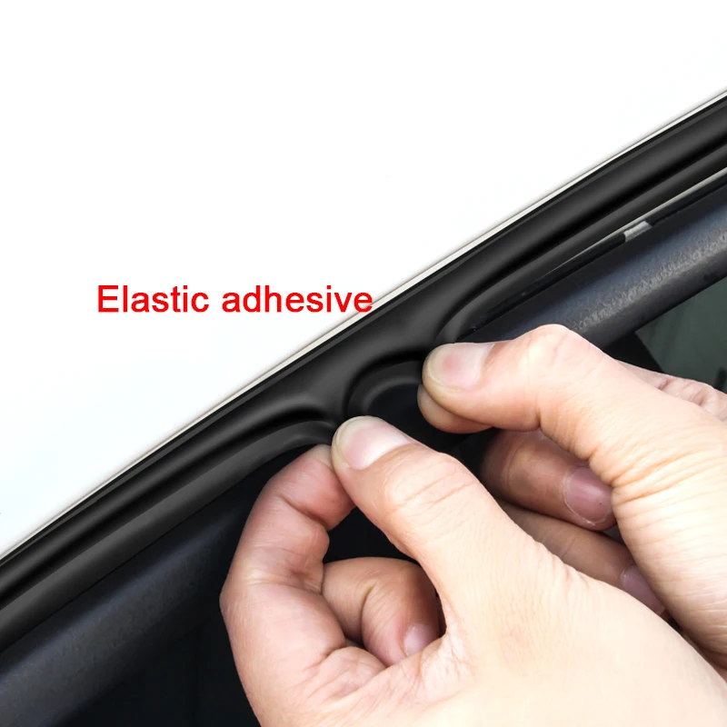 Anti-collision Auto Door Seal Sound Insulation Car Door Sealing Strip Rubber Weatherstrip Edge Trim Noise Insulation
