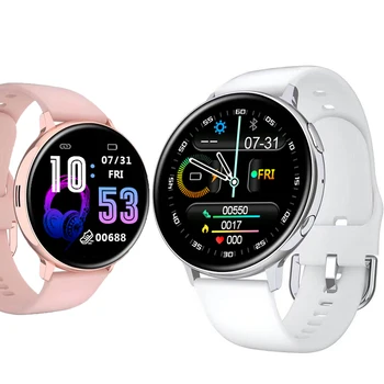 

Women Watches Bluetooth Call Wireless Charging Smart Clock Heart Rate Monitoring Bracelet Full Touch Screen Music Waterproof