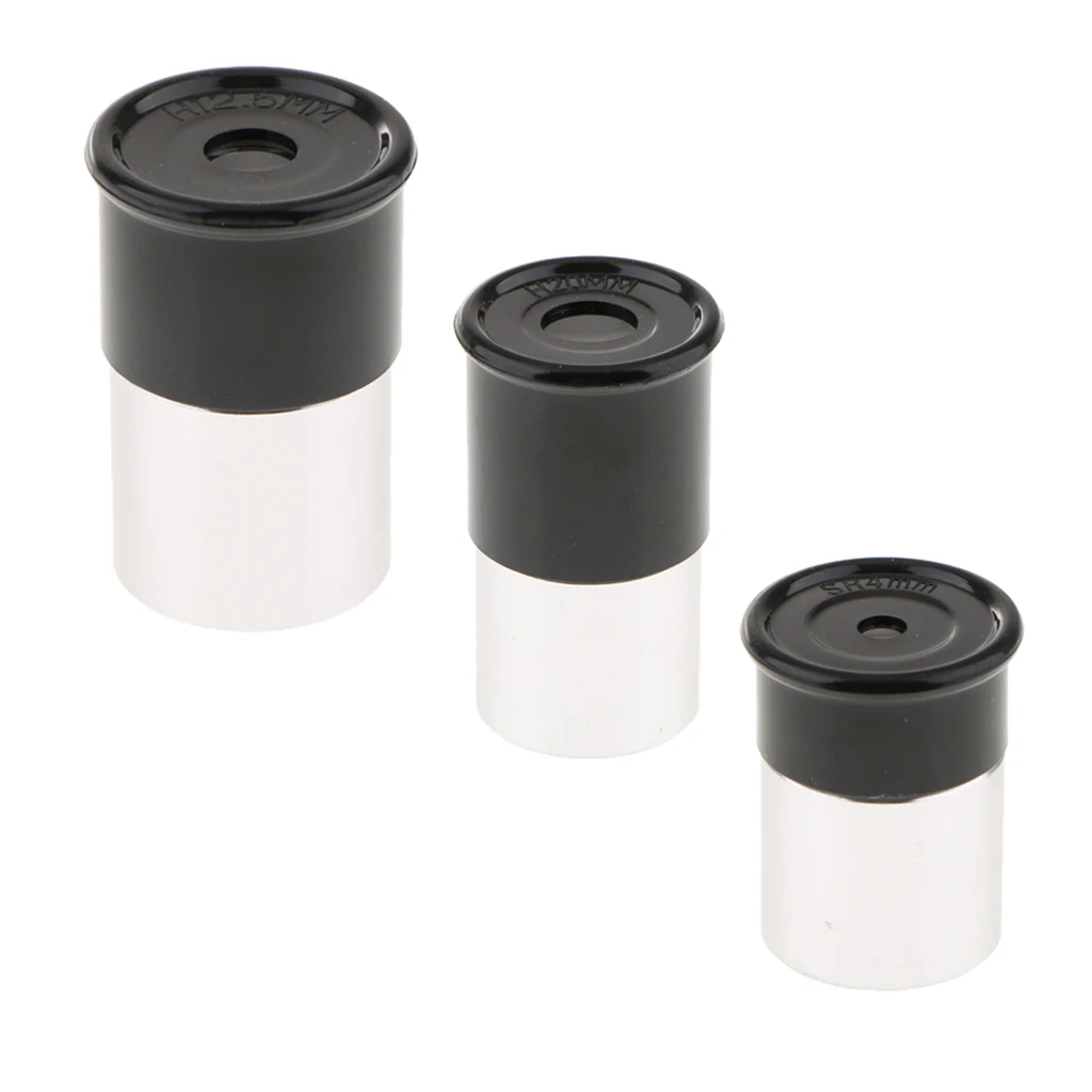 0.965'' Telescope Eyepiece Lens Set H20mm SR4mm H12.5mm Focal Length Fully Coated Optical Glass 3 In 1 0.965'' Telescope Eyepiece Lens Set H20mm SR4mm H12.5mm Focal Length Fully Coated Optical Glass 3 In 1