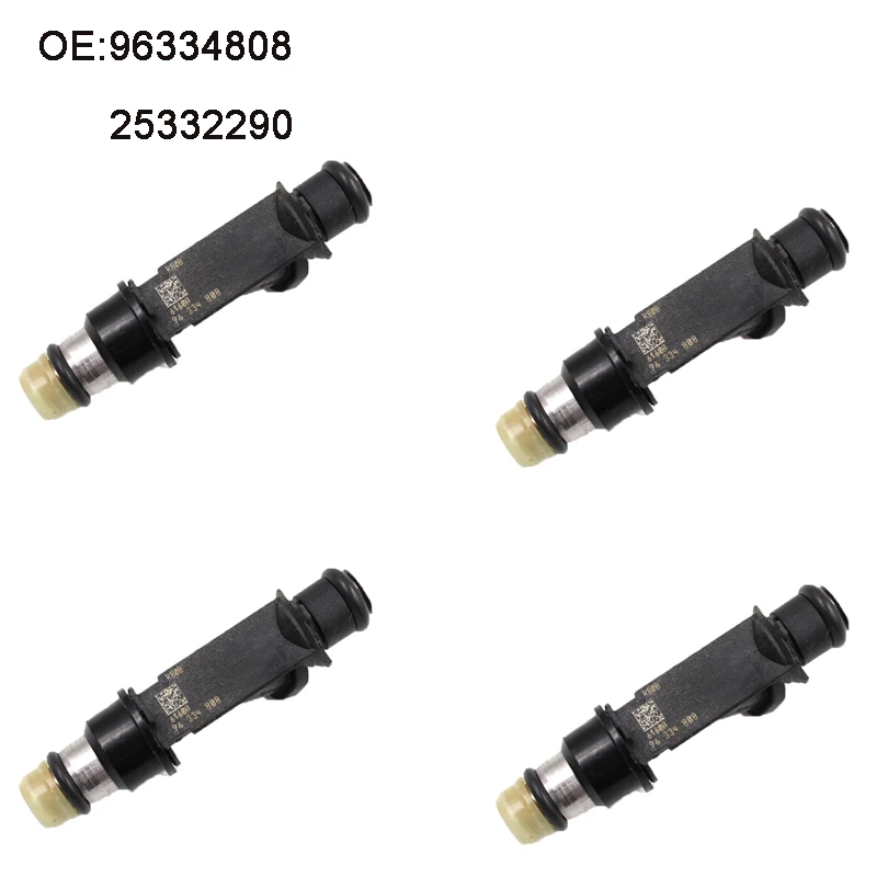 4 шт. высокопроизводительный топливный инжектор для Chevrolet DAEWOO OEM 25332290 25319306 96334808