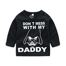 Xin rui/детская одежда; сезон весна-осень; детская длинная футболка с принтом и надписью