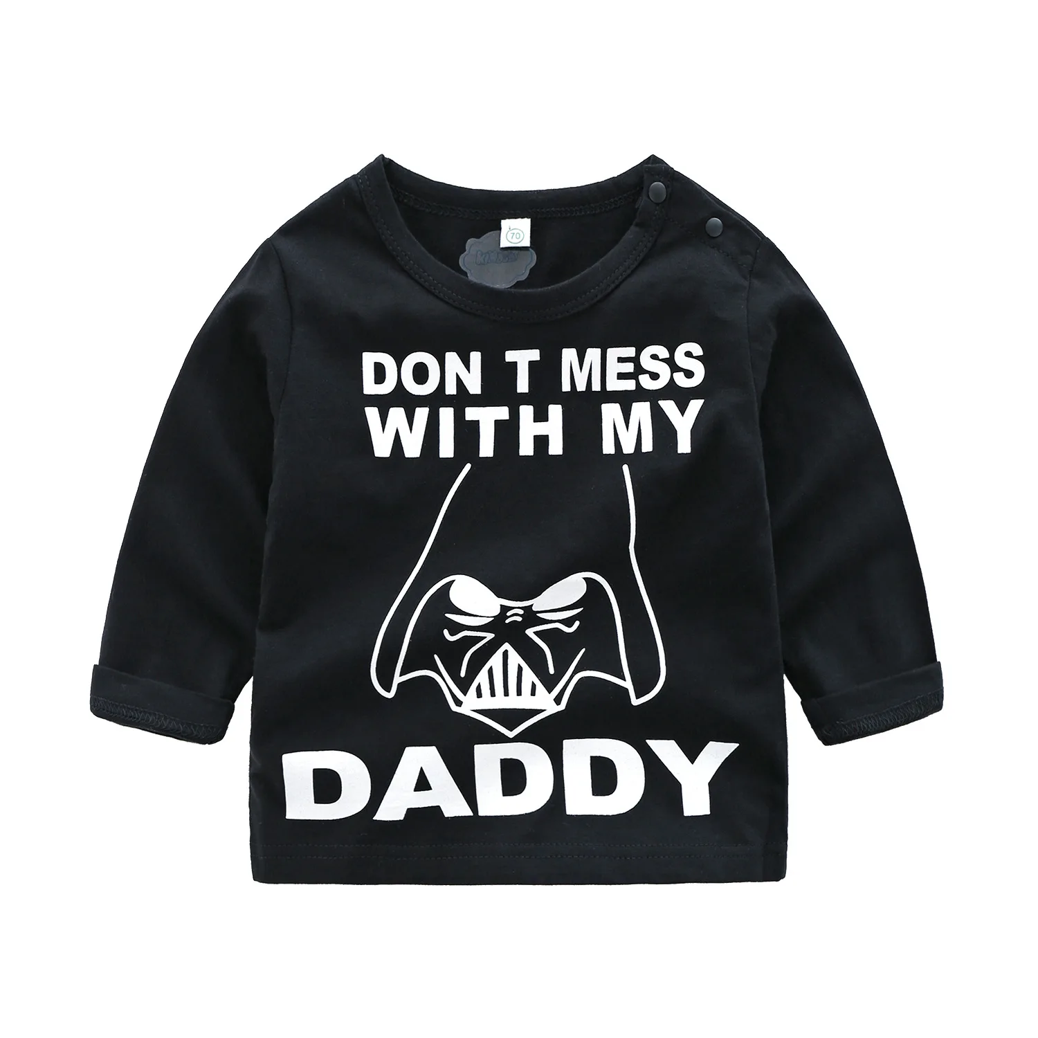 

Xin rui Childrenswear Spring And Autumn Children Printed Lettered Cartoon Pattern Long T