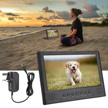 LEADSTAR 9-дюймовый DVB-T/T2 спереди колонки цифровой ТВ с TF слотом для карт 110-220V штепсельная вилка британского стандарта 16:9 цифровой ТВ