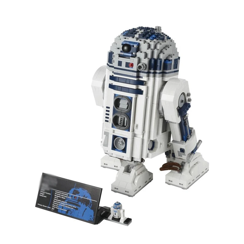 

The R2D2 Robot Set Out of Print D2 Star compatible Legoings 10225 wars Building Blocks Bricks Children boys Toys gifts 2127Pcs