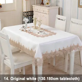 

European Lace Oil-proof Table Cloth Table Flag Table Cloth Set TV Cabinet Cloth High-grade Satin Jacquard Fabric Dust Cloth