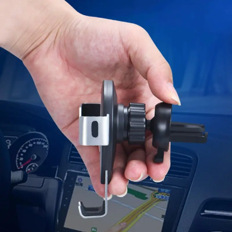 Автомобильный держатель для телефона Air Vent крепление для мобильного телефона Металлическая гравитационная навигация автоматическая панель датчиков Кронштейн Поддержка