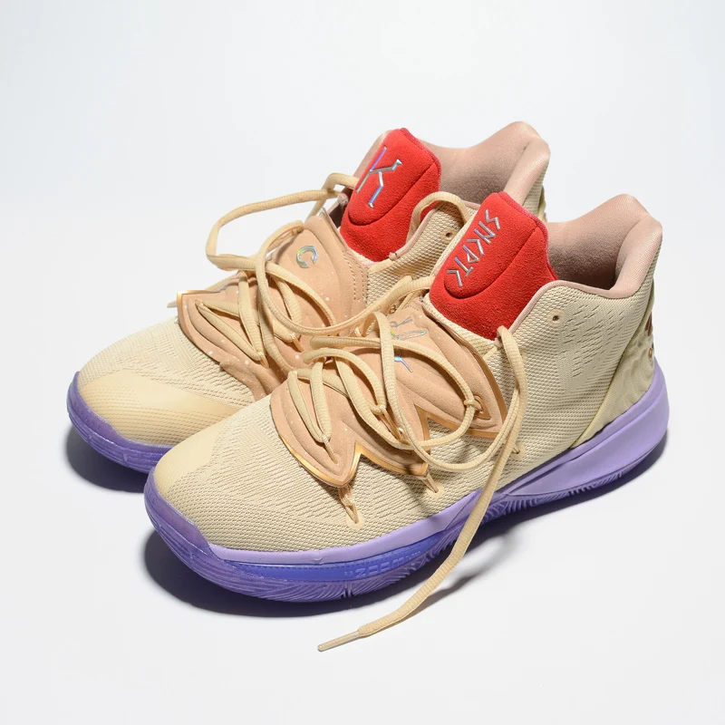 Оригинальные новые цвета Kyrie баскетбольные кроссовки 5 20th anniversary Sponge x Irving 5S V Five мужские спортивные кроссовки - Цвет: Picture 9