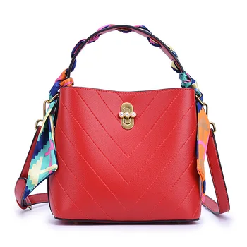 

RM-9041 New Fashion Processing Cowhide Totes Genuine Leather Crossbody Bags for Women Handbag