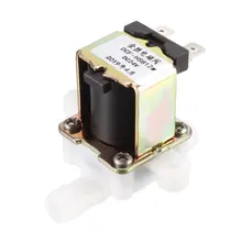 Uxcell воды Соленоидный клапан DC 24 в N/C нормально закрытый 12 мм Резьбовые выпускные клапаны