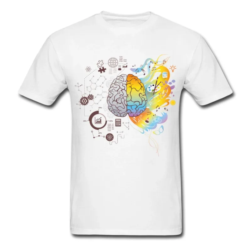 Brain Map | Мужская футболка одежда