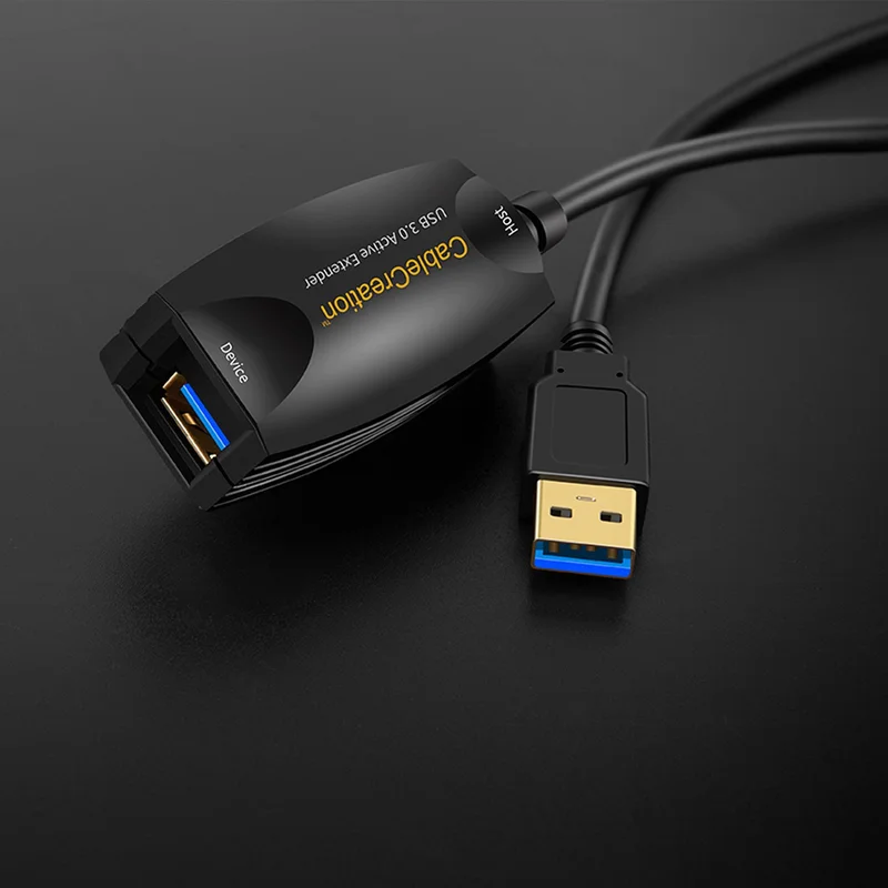 5 м Активный USB удлинитель 3 0 для мужчин и женщин шнур с усилителем сигнала