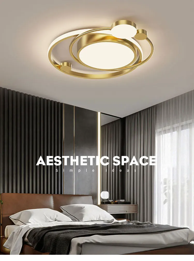 Modern Black/Gold Painted Chandelier Lights For Bedroom Balcony Living Room Luxury Lamps Home Luminaire Deco Lighting  Fixtures bedroom chandelier