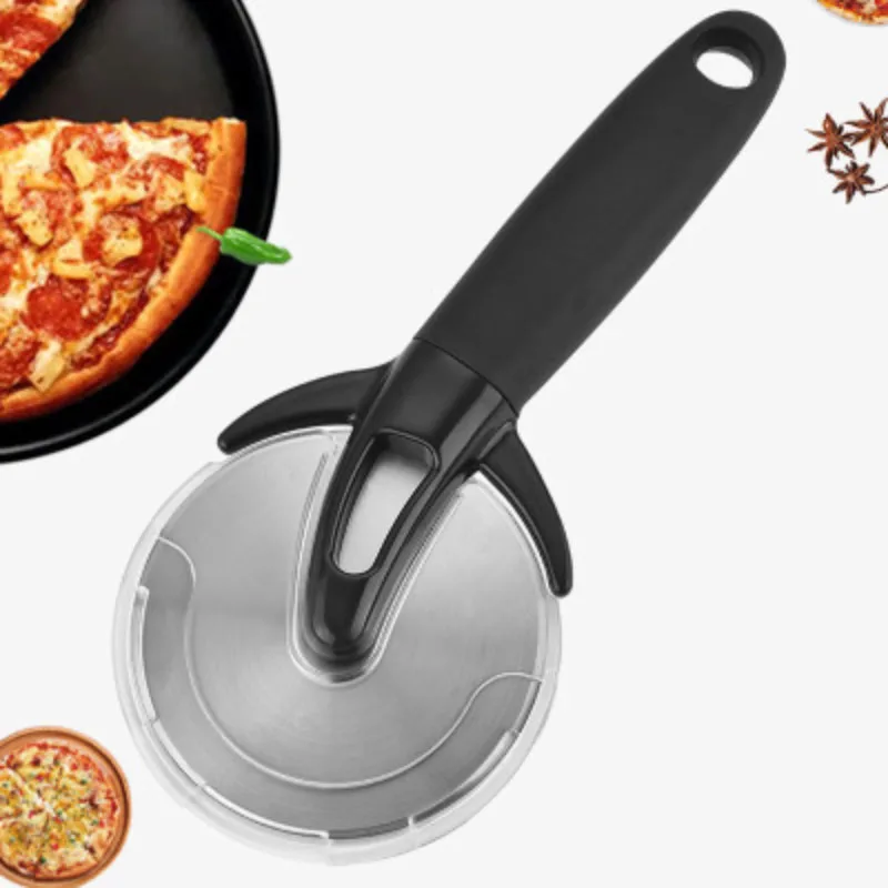 Stainless Steel Pizza Cutter Round Shape Pizza Wheels Cutters Cake Bread Knife Cutter Pizza Kitchen Tools With Plastic Handle Stainless Steel Pizza Cutter Round Shape Pizza Wheels Cutters Cake Bread Knife Cutter Pizza Kitchen Tools With Plastic Handle