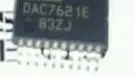 DAC7621E C8051F121-GQR DP8572AN DAC7621E EPC1PC8W L80223 ISO3086DWR - Цвет: DAC7621E