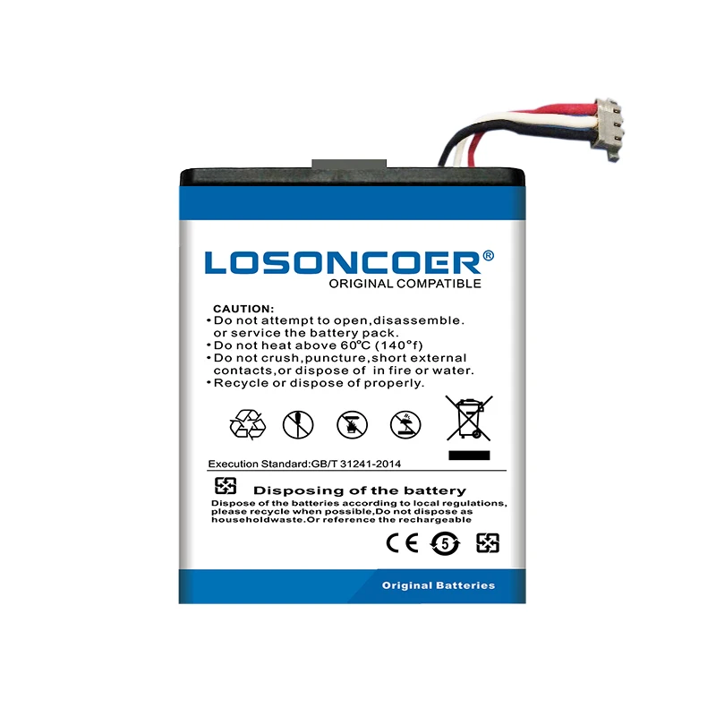 LOSONCOER PSV2000 3100 мАч аккумулятор для SONY PCH-2007 4-451-971-01 SP86R PS Vita 2007 Замена для ремонта+ номер отслеживания