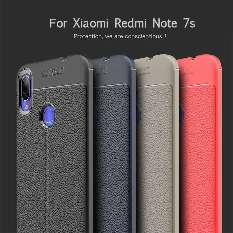 

Mokoemi Lichee Pattern Shock Proof Soft 6.3"For Xiaomi Redmi Note 7s Case For Xiaomi Redmi Note 7s Cell Phone Case Cover