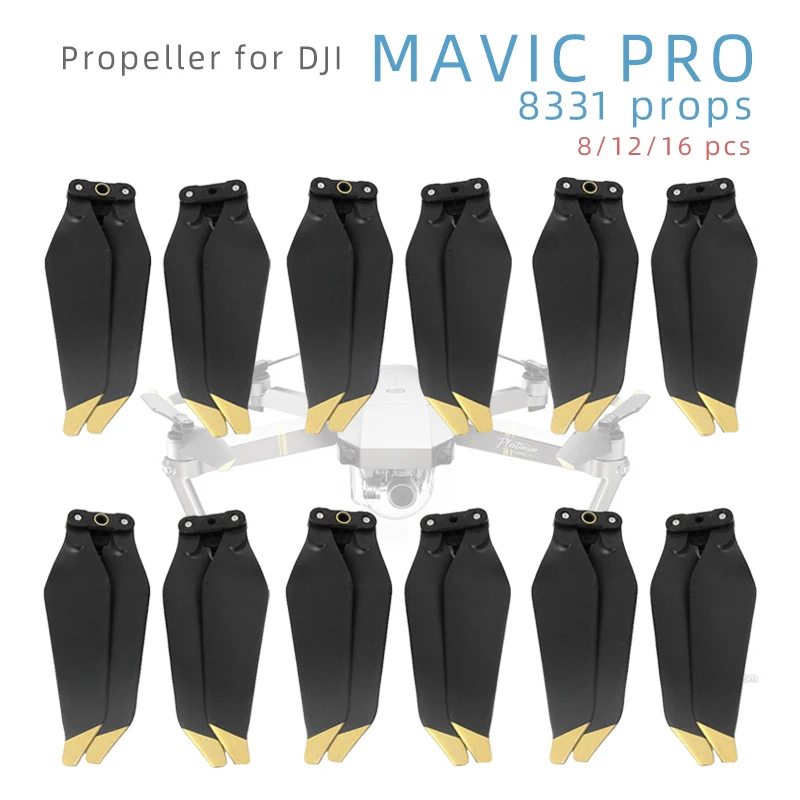 8/12/16 шт. пропеллеры для DJI Mavic Pro Drone Quick Release реквизит Складные лезвия 8331 запасные