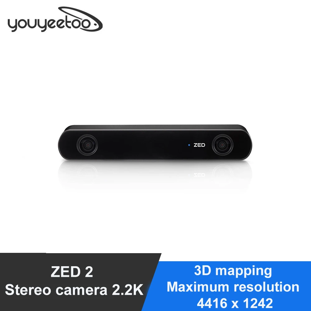 Stereo labs zed 2ステレオカメラ2.2k 3dマッピング最大解像度4416x1242 cm538