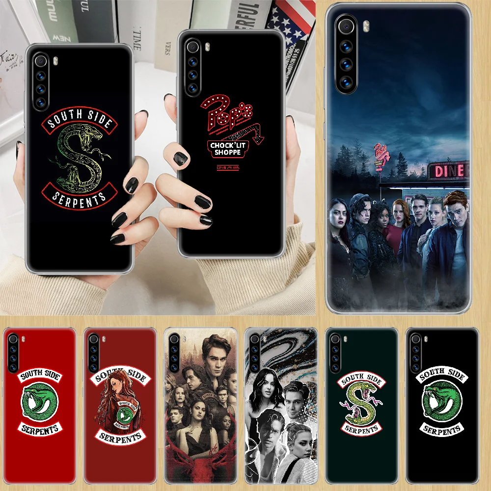 Riverdale snake Phone Case cover For XIAOMI Redmi Note 3 4 4X 5 6 7 8 9 Pro T S max transparent shell tpu prime soft | Мобильные
