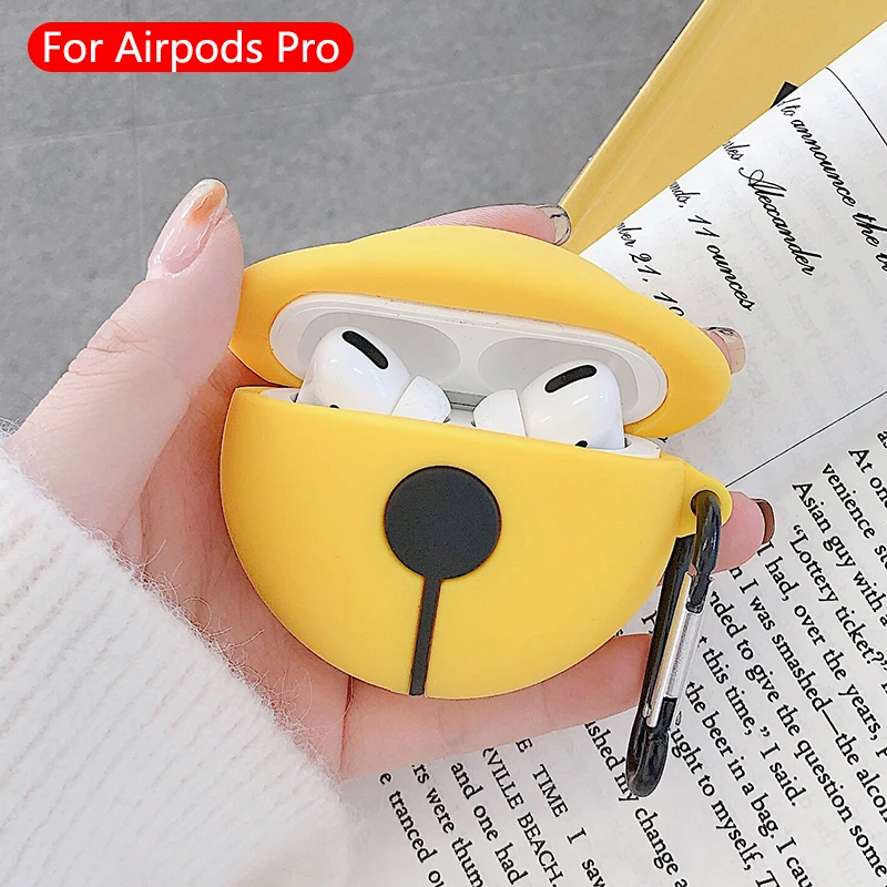Милые Мультяшные беспроводные bluetooth-наушники для airpods pro Чехол защитный чехол Apple Airpods Pro гарнитура силиконовый мягкий чехол s