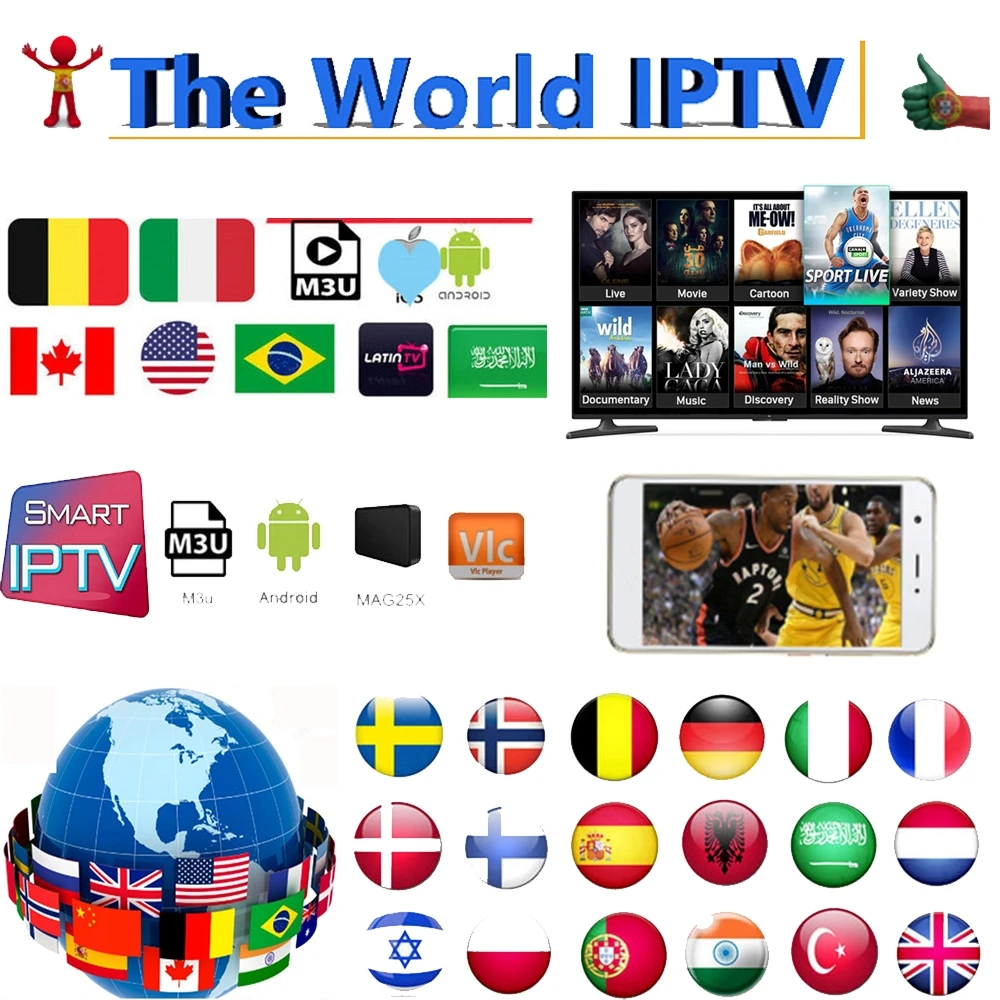 

Poland IPTV Subscription Rocksat Europe France UK German Arabic Portugal Sweden For Smart TV Mobile smartphone laptop Android
