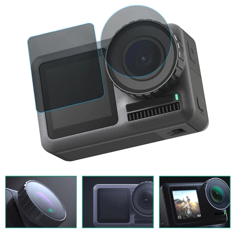 Защитное покрытие из закаленного стекла чехол для Dji Osmo экшн-камеры крышка объектива ЖК-экран Защитная пленка аксессуары