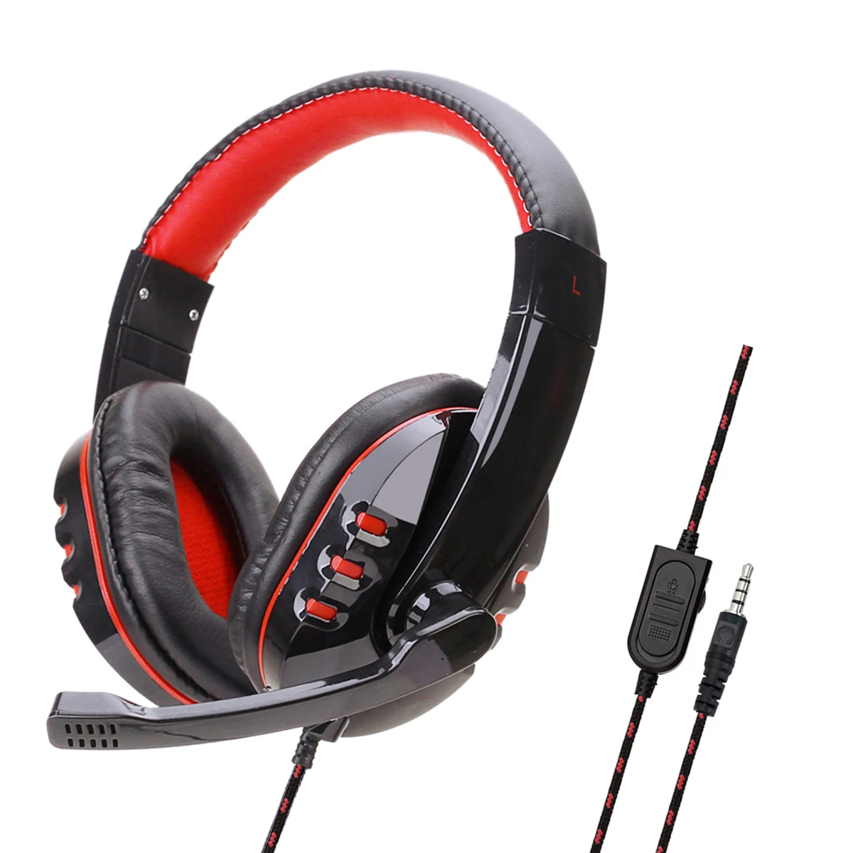 Wired 3 5mm Headphone Stereo Surround Gaming Headset With Mic Professional Computer Headphones Volume Control For PS4 PC