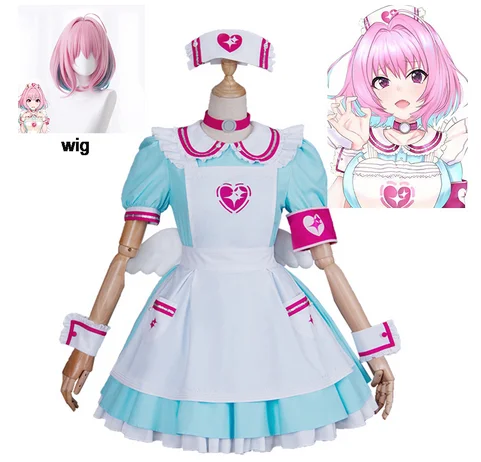 Костюм Золушки Idolmaster для девочек костюм косплея юмеми риаму платье горничной