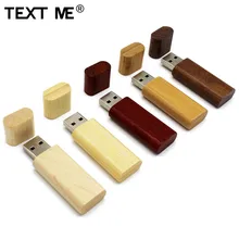 TEXT ME, 5 цветов, изготовленный на заказ, бамбук, орех, деревянный логотип, usb флеш-накопитель, 4 ГБ, 8 ГБ, 16 ГБ, 32 ГБ, 64 ГБ, usb 2,0, фотография, лучший подарок
