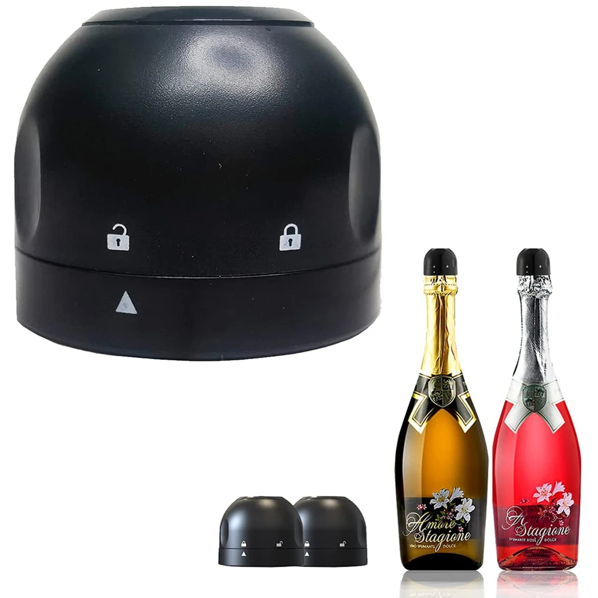 Champagne Stopper Professional Bottle Sealer for Champagne Cava Prosecco Sparkling Red Wine Stopper Saver Plug champagne stopper