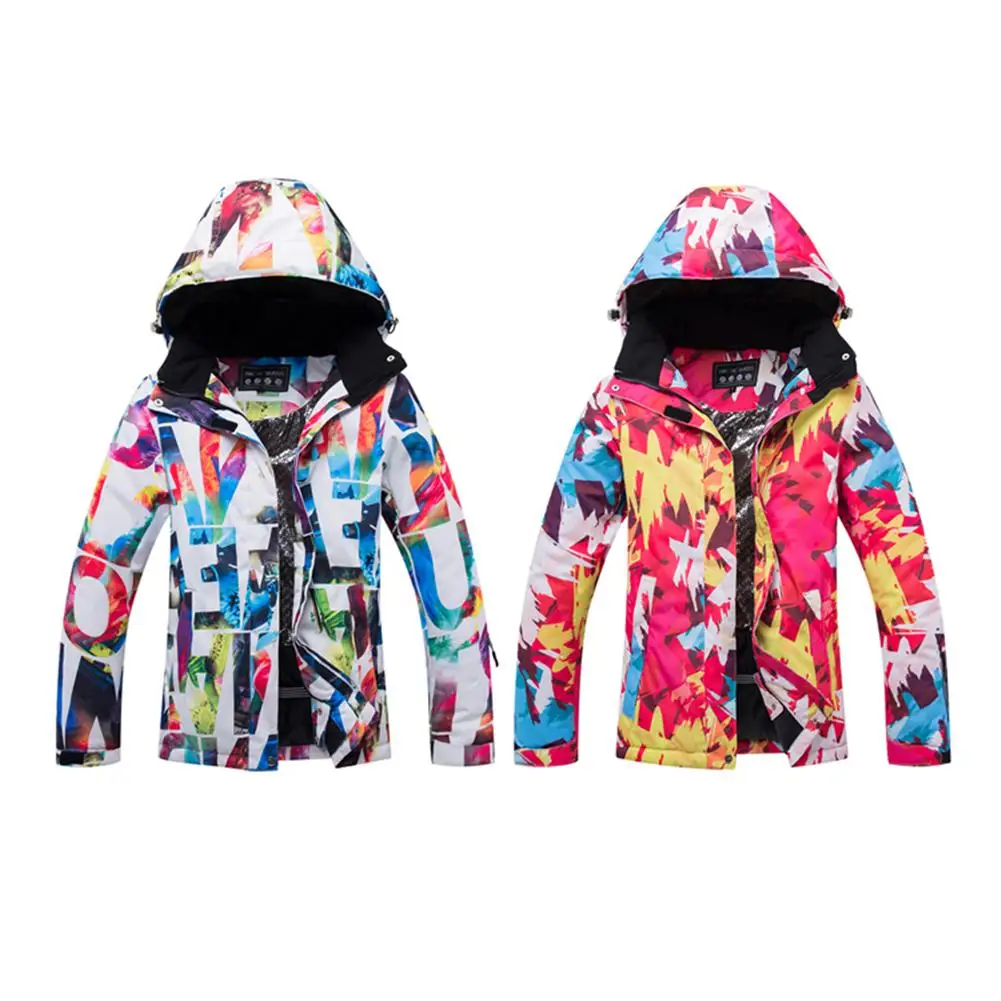 

Women's Single-Board Double-Ski Suit Jacket Windproof Waterproof Warm Thickened Outdoor Ski Suit