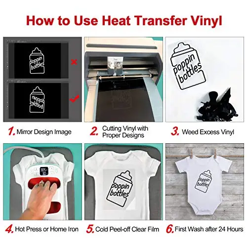 Heat Transfer Vinyl 30CM Wide TPU Heat Transfer Vinyl Film Heat Press Machine T-shirt Iron On HTV Printing Sheet DIY Clothing Film