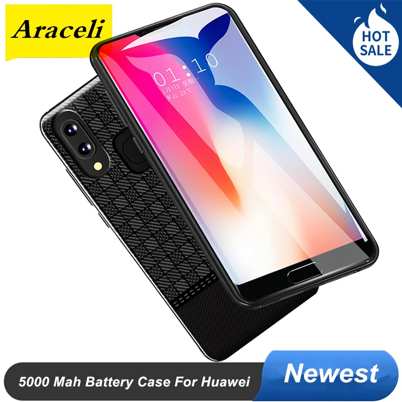 Чехол для аккумулятора Huawei Enjoy 7S 8 Plus 5000 мАч чехол зарядки телефона умный внешний