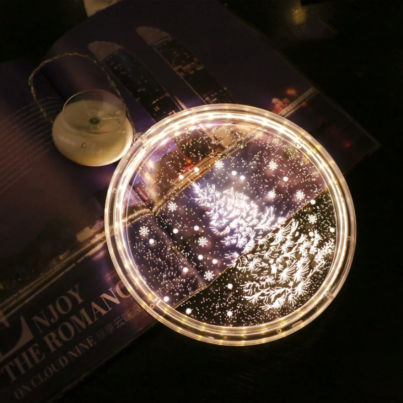 Kaufen Kreative Weihnachten Ornamente LED Licht Festival Weihnachten Party Dekorationen Anhänger Hängen Kunst Dekoration Haushalt Decor Decor